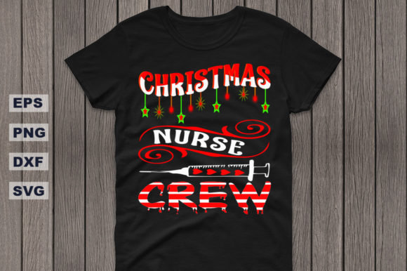 Christmas Nurse Crew: Graphics for T-Shirt Designs