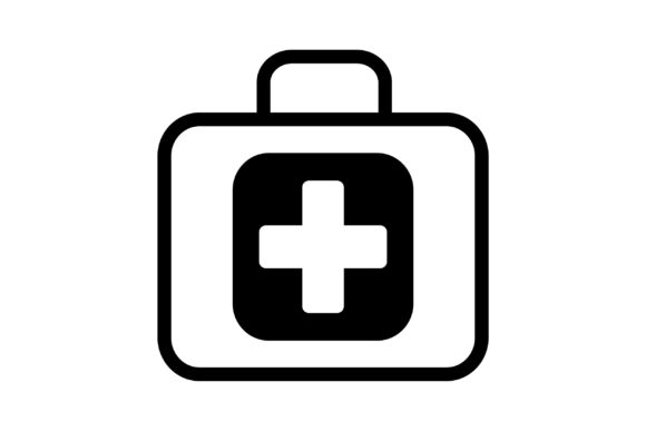 Illustration Vector of Medical Kit Box