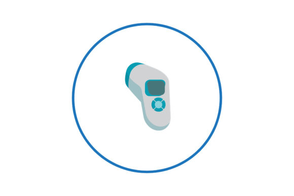 Medical Icon Thermometer Design Creative