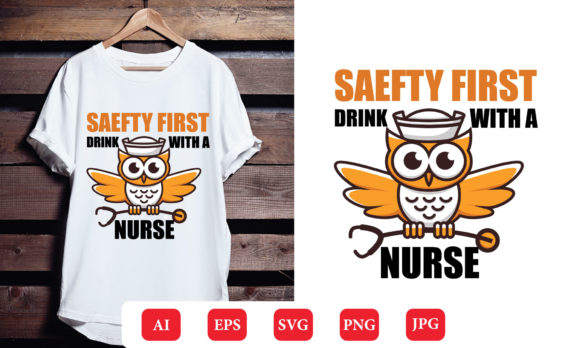 Nurse T Shirt Design 21: Graphics for Print Templates