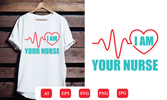 Nurse T Shirt Design 23: Graphics & Print Templates