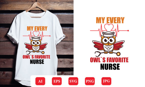 Nurse T Shirt Design 25: Graphics & Print Templates